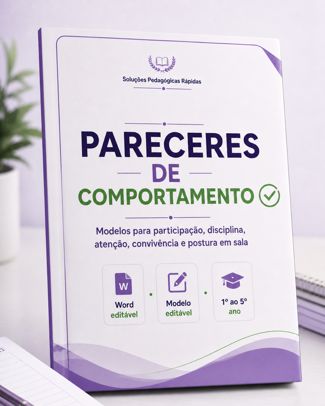 Mockup do módulo Pareceres de Comportamento