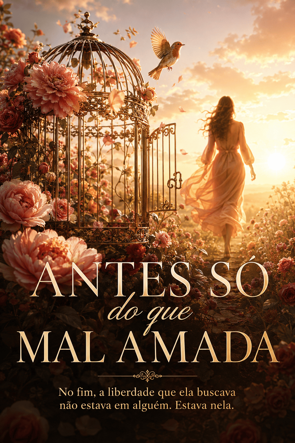 Capa do Livro Antes Só Do Que Mal Amada