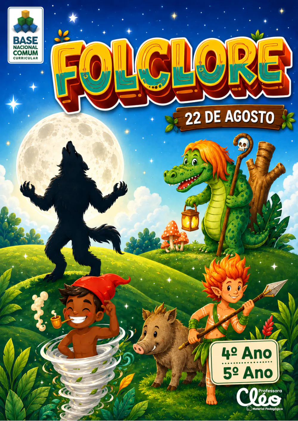 Apostilão do Folclore para o 4º e 5º anos
